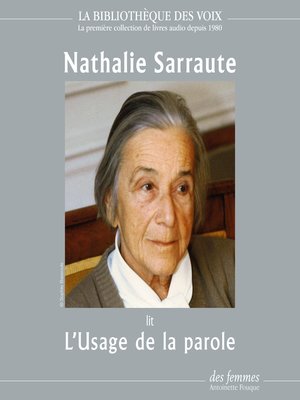 cover image of L'Usage de la parole